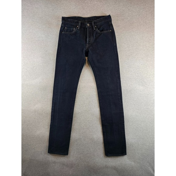 Iron Heart 21oz Selvedge Denim Jeans Mens 30x34 Slim Tapered Cut Indigo Overdyed - Picture 1 of 13